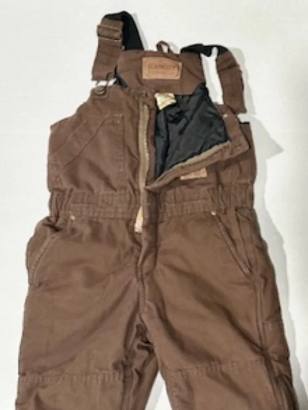 Schmidt Workwear Youth Heavy Duty Overalls Pockets Zip Lined Small Regular (6-8)